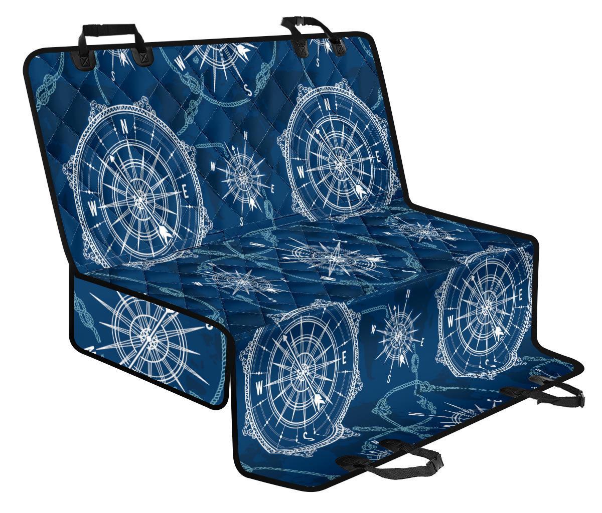 Compass Print Pattern Pet Car Seat Cover-grizzshop