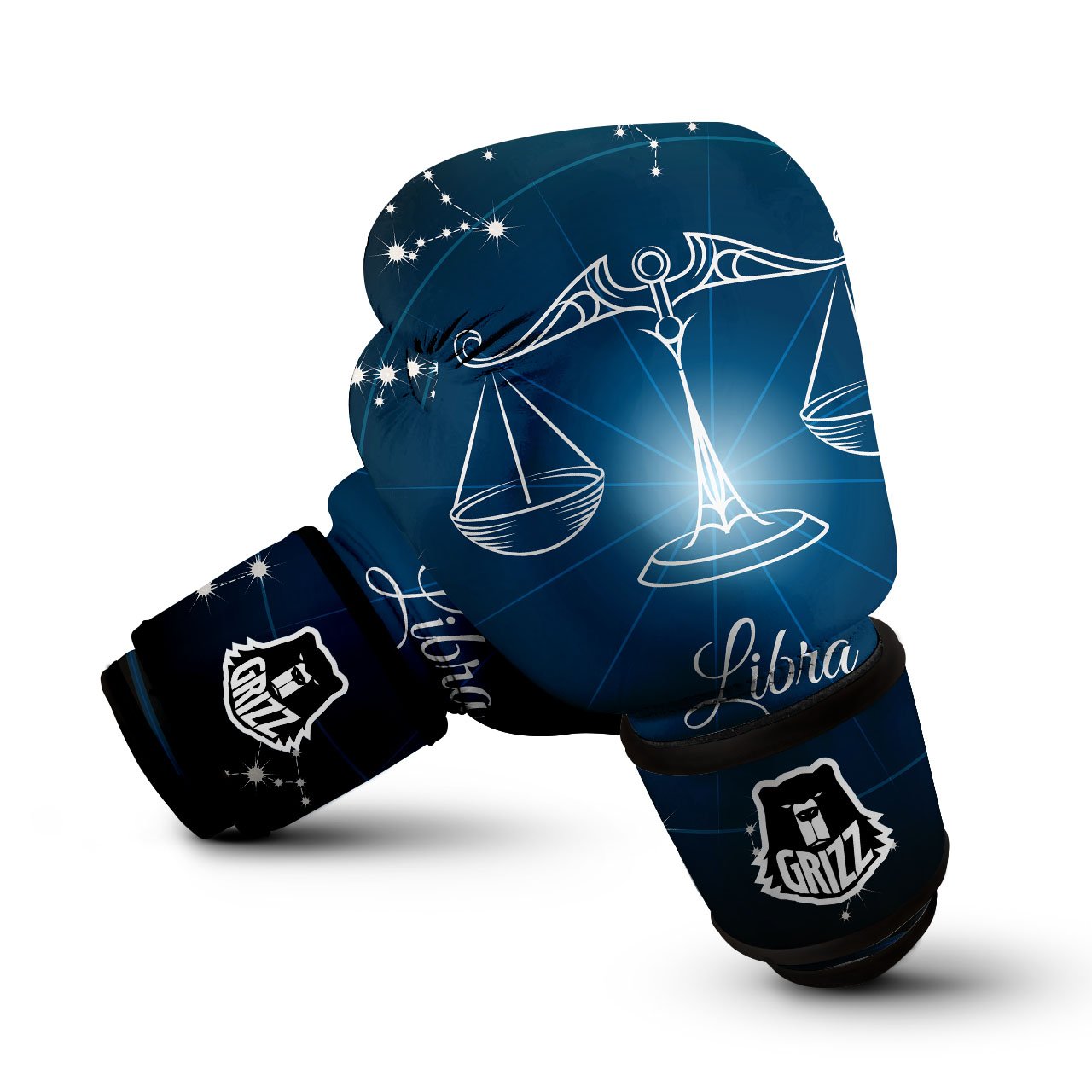 Constellation Libra Print Boxing Gloves-grizzshop