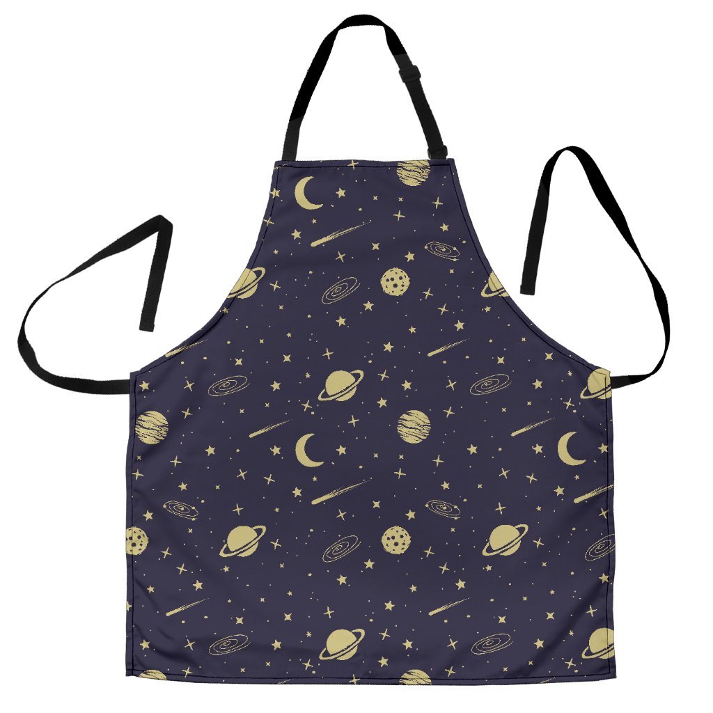 Constellation Pattern Print Women's Apron-grizzshop