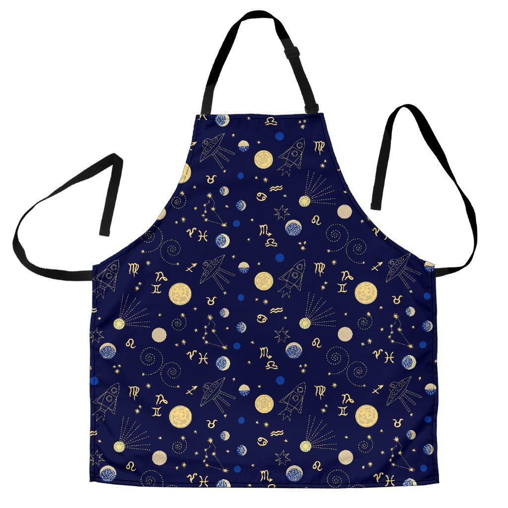 Constellation Print Pattern Women's Apron-grizzshop