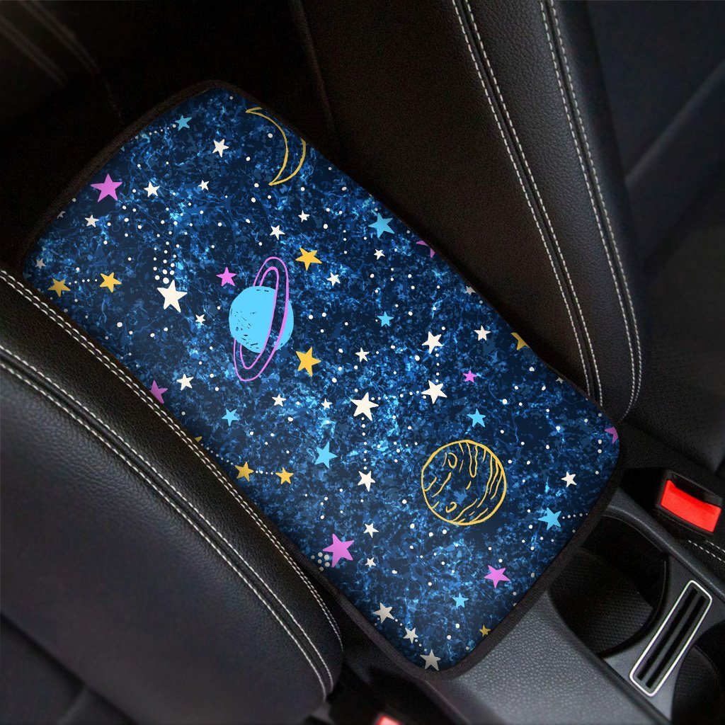 Constellation Star Galaxy Space Car Console Cover-grizzshop