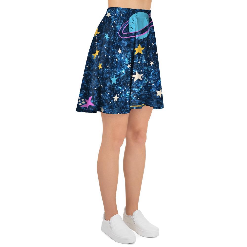 Constellation Star Galaxy Space Women's Skirt-grizzshop