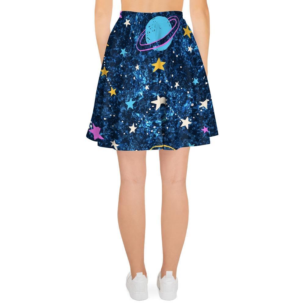 Constellation Star Galaxy Space Women's Skirt-grizzshop
