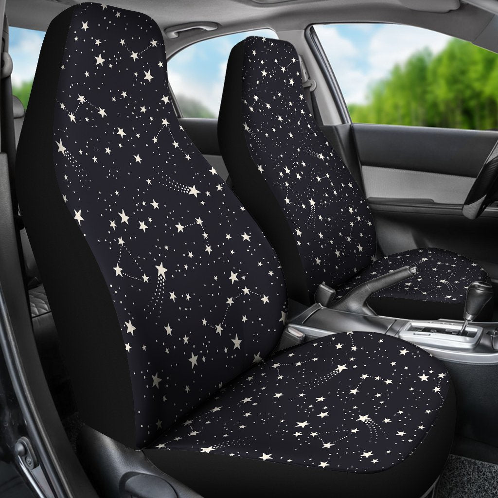 Constellation Star Print Pattern Universal Fit Car Seat Covers-grizzshop
