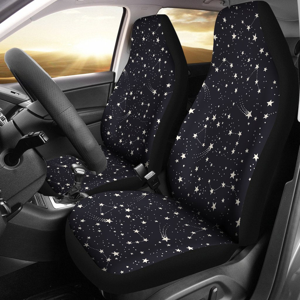 Constellation Star Print Pattern Universal Fit Car Seat Covers-grizzshop