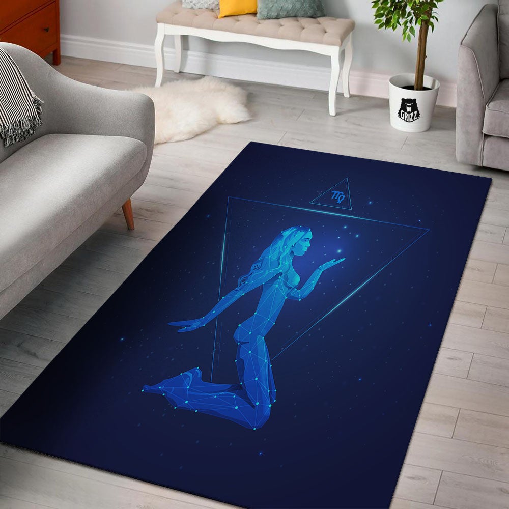 Constellation Virgo Print Floor Mat-grizzshop