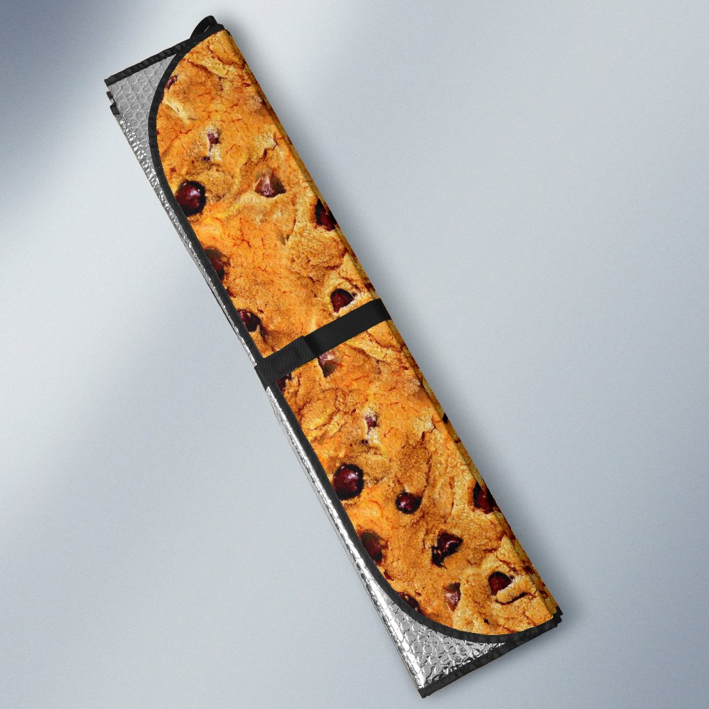 Cookie Biscuit Pattern Print Car Sun Shade-grizzshop