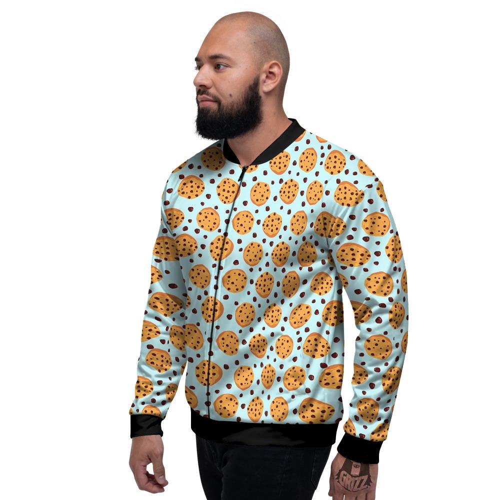 Cookie Sweet Print Pattern Men's Bomber Jacket-grizzshop