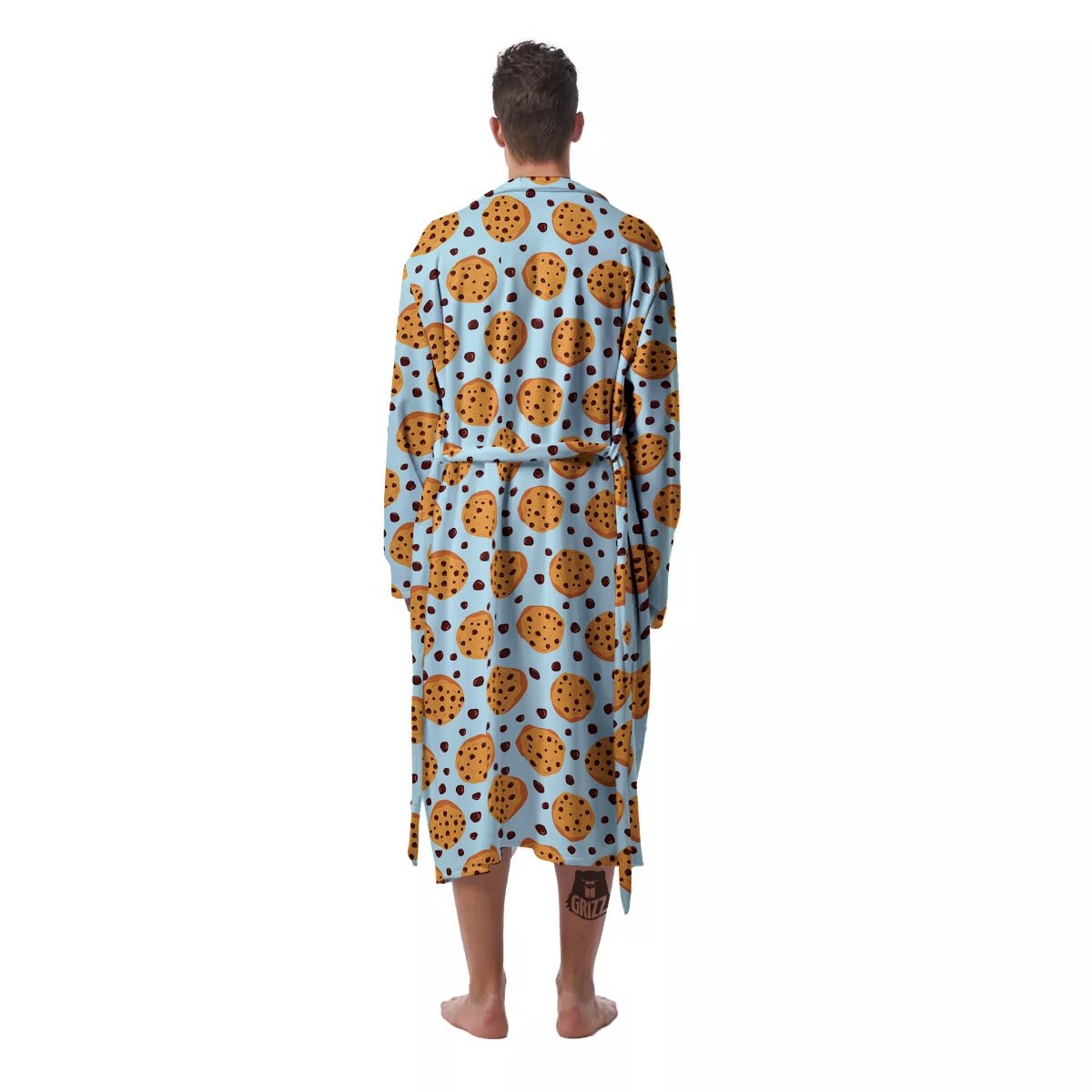 Cookie Sweet Print Pattern Men's Robe-grizzshop