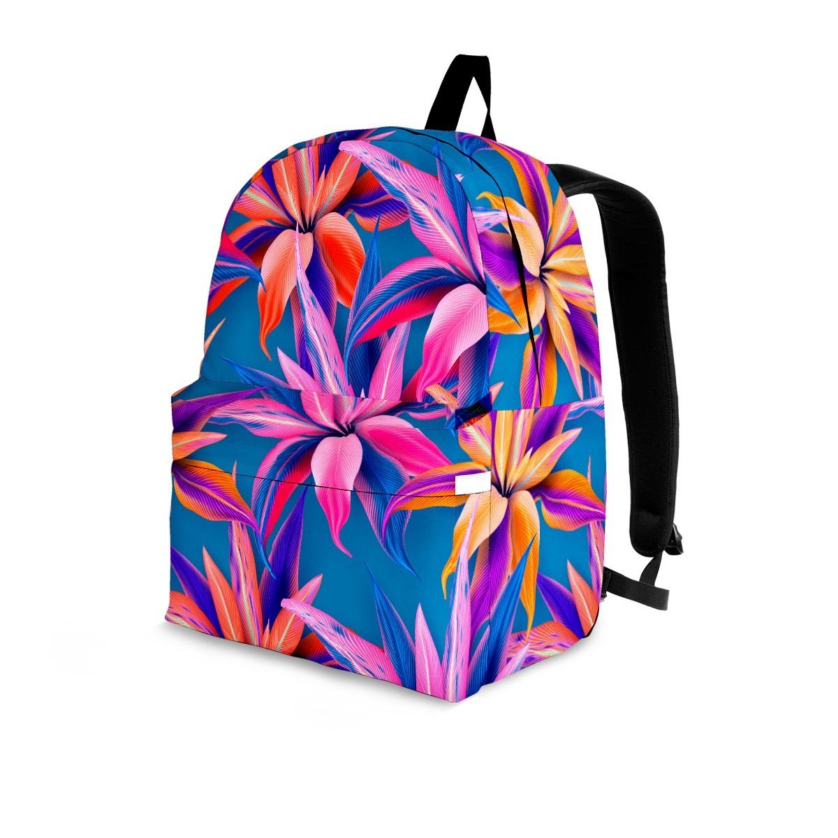 Cordyline Tropical Floral Print Backpack-grizzshop