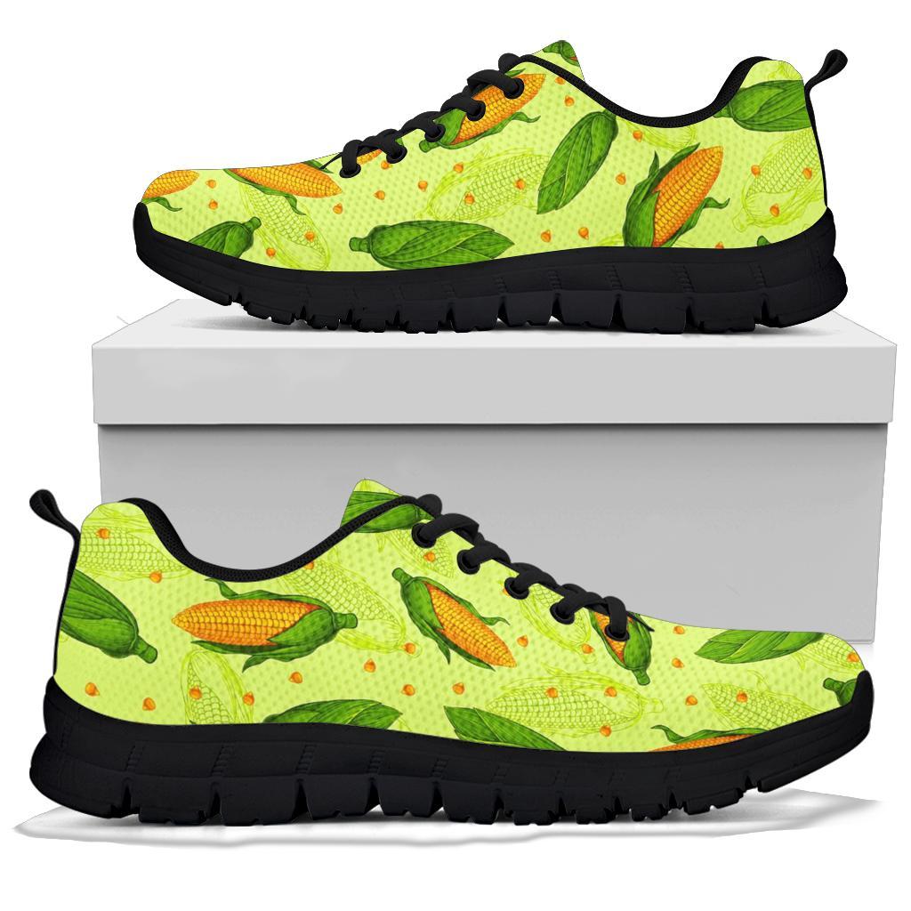 Corn Pattern Print Sneaker Shoes For Men Women-grizzshop