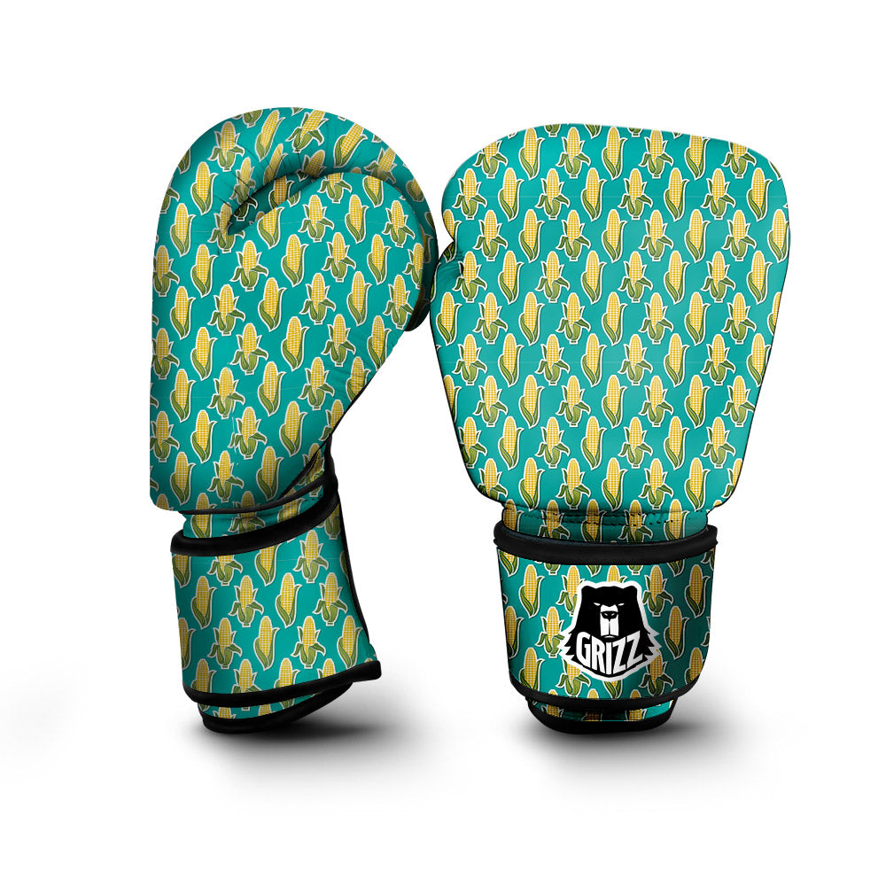 Corncob Print Pattern Boxing Gloves-grizzshop