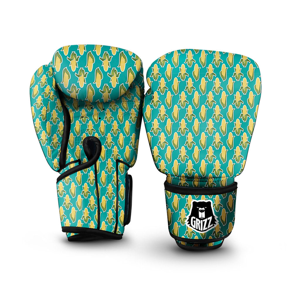 Corncob Print Pattern Boxing Gloves-grizzshop