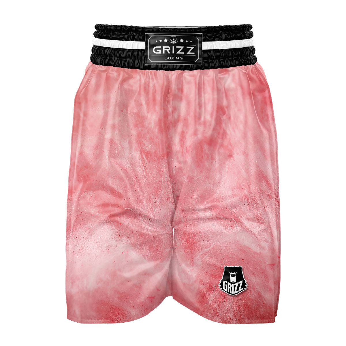 Cotton Candy Pink Print Boxing Shorts-grizzshop