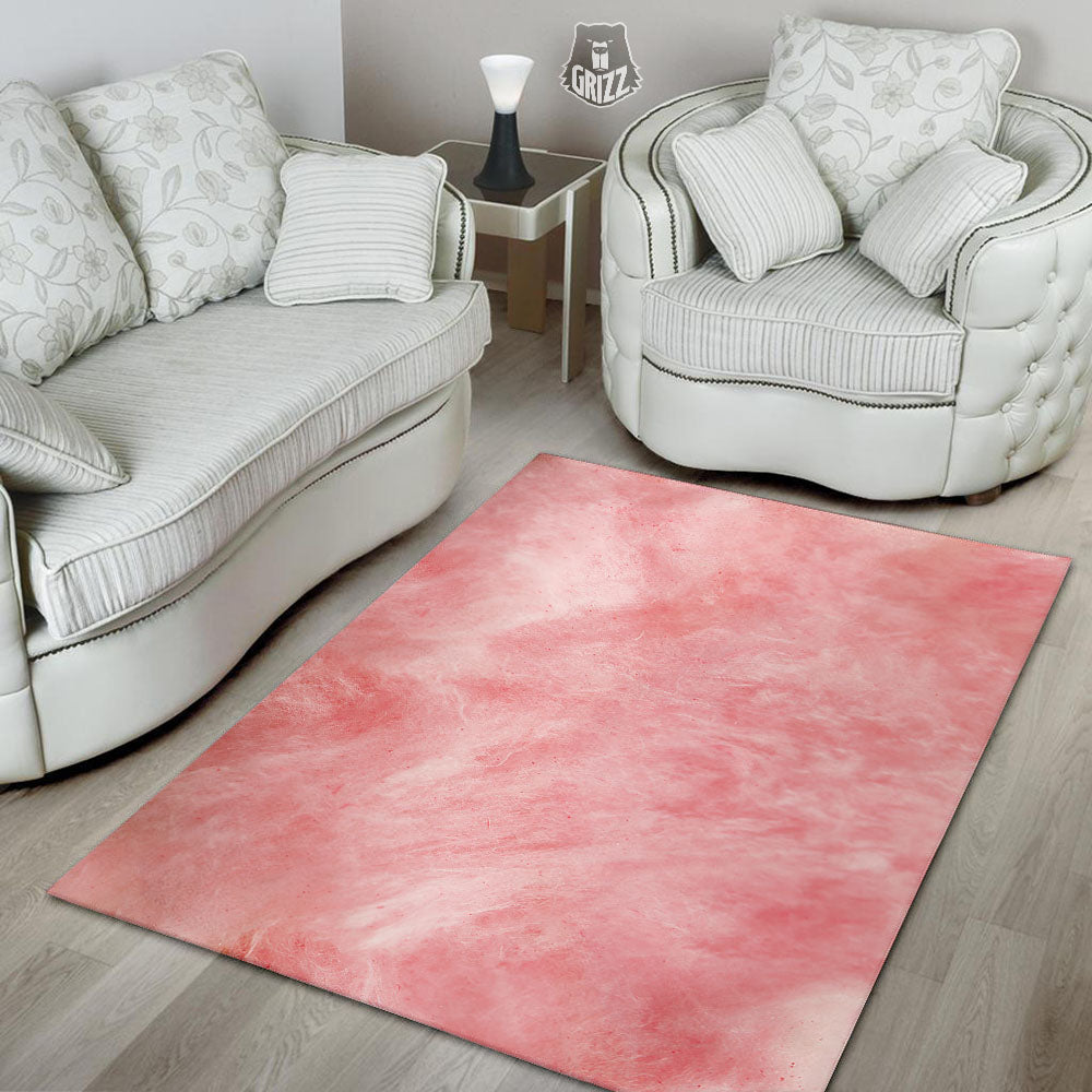 Cotton Candy Pink Print Floor Mat-grizzshop