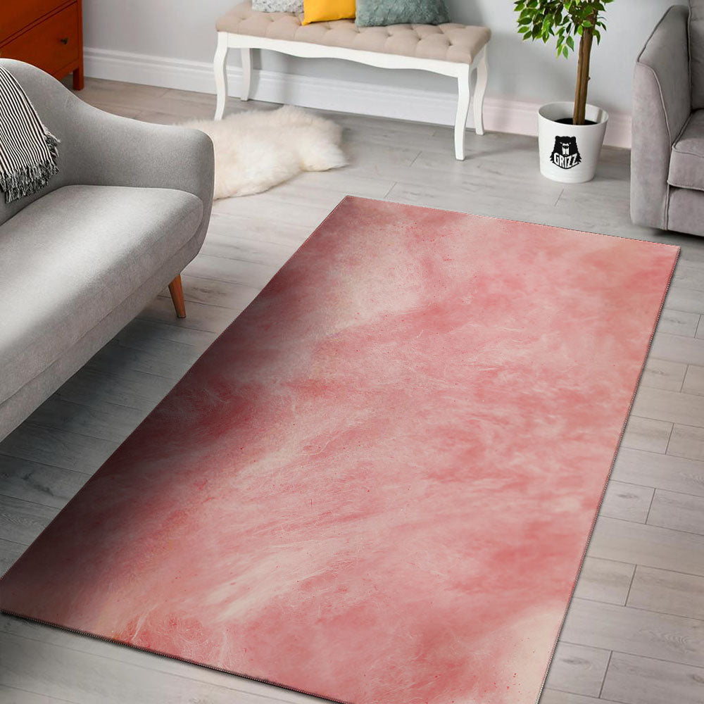 Cotton Candy Pink Print Floor Mat-grizzshop