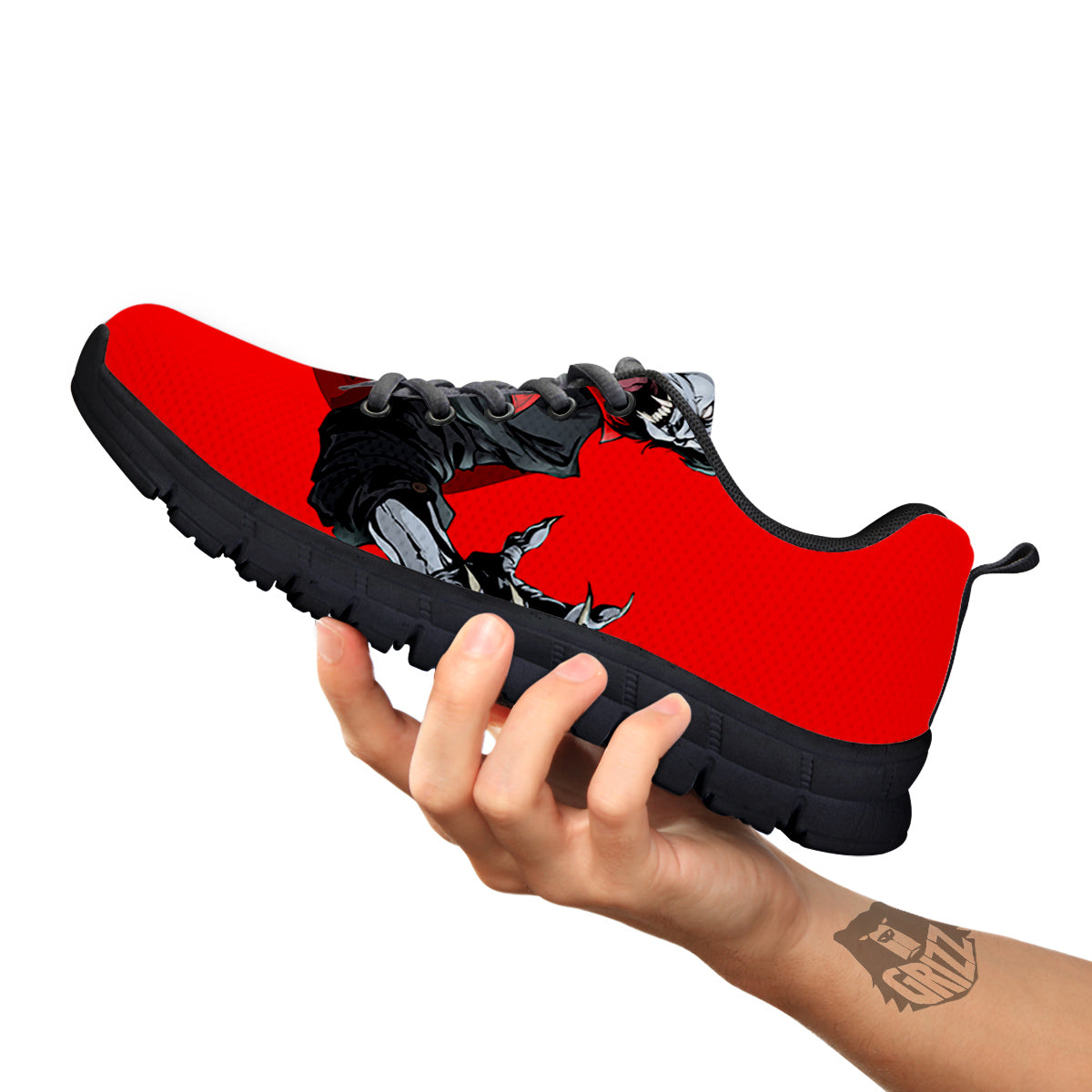 Count Dracula Print Black Sneaker-grizzshop