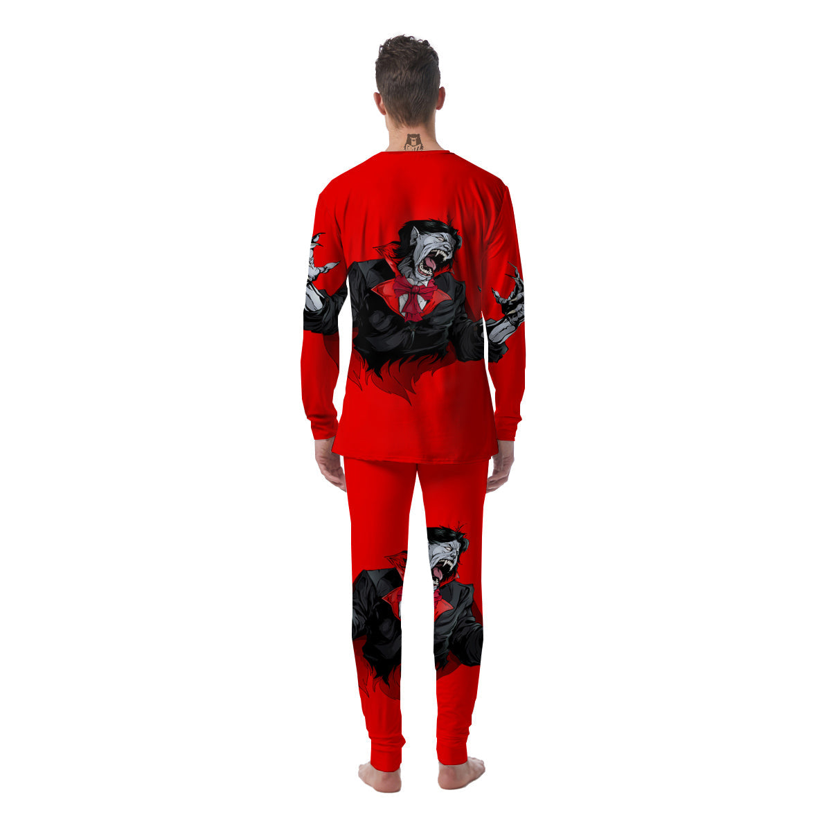Count Dracula Print Men's Pajamas-grizzshop