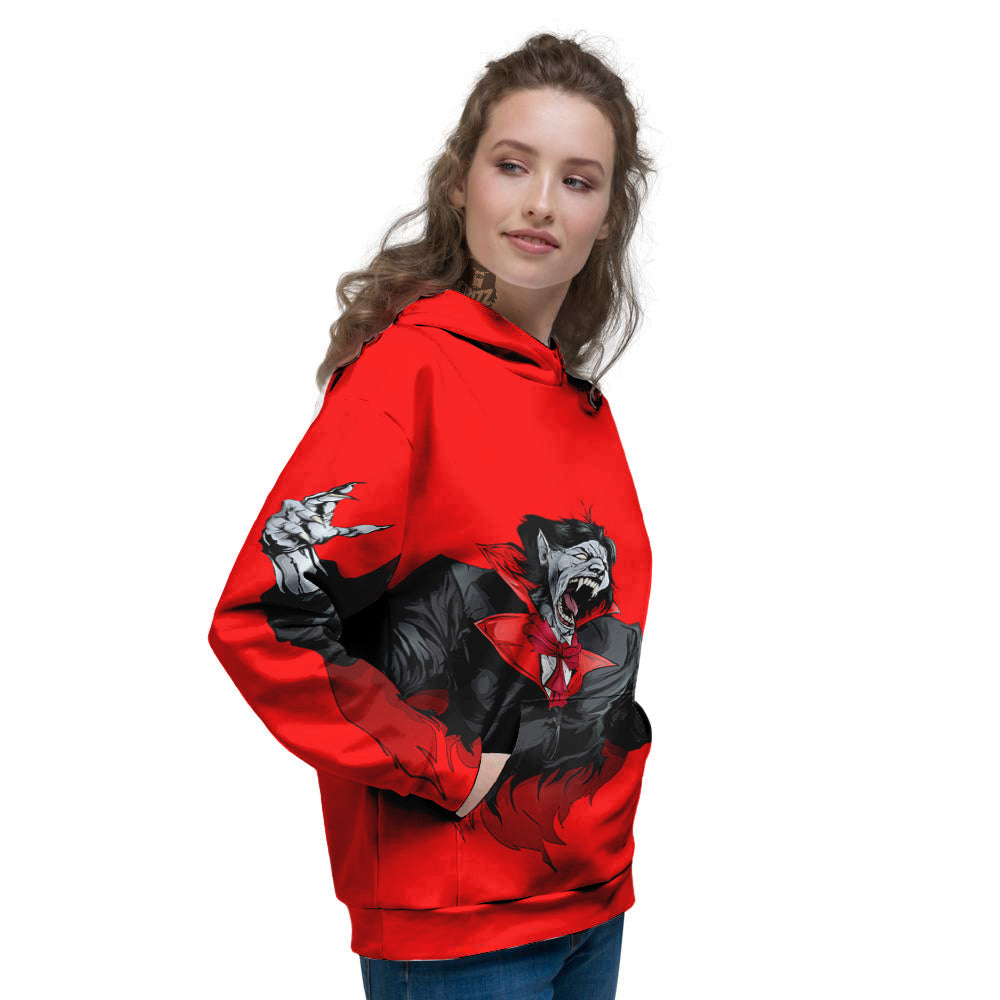 Count Dracula Print Women's Hoodie-grizzshop