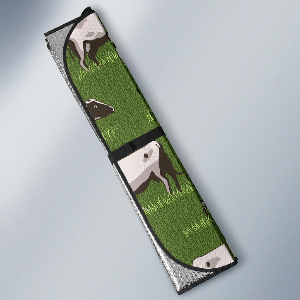 Cow Farm Pattern Print Car Sun Shade-grizzshop