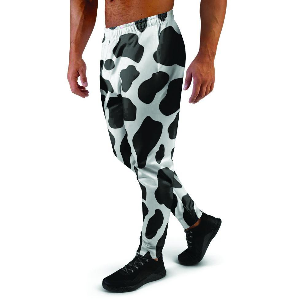 Cow Print Men's Joggers-grizzshop