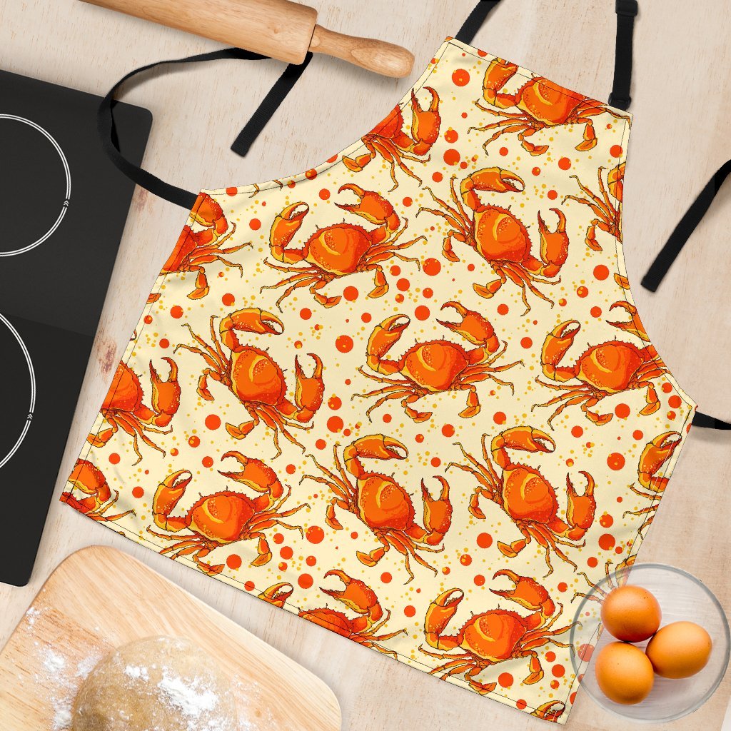 Crab Print Pattern Women's Apron-grizzshop