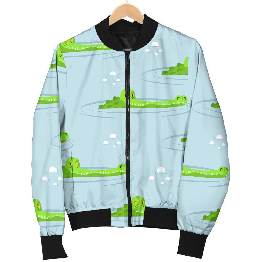 Tiki Pattern Print Women Casual Bomber Jacket