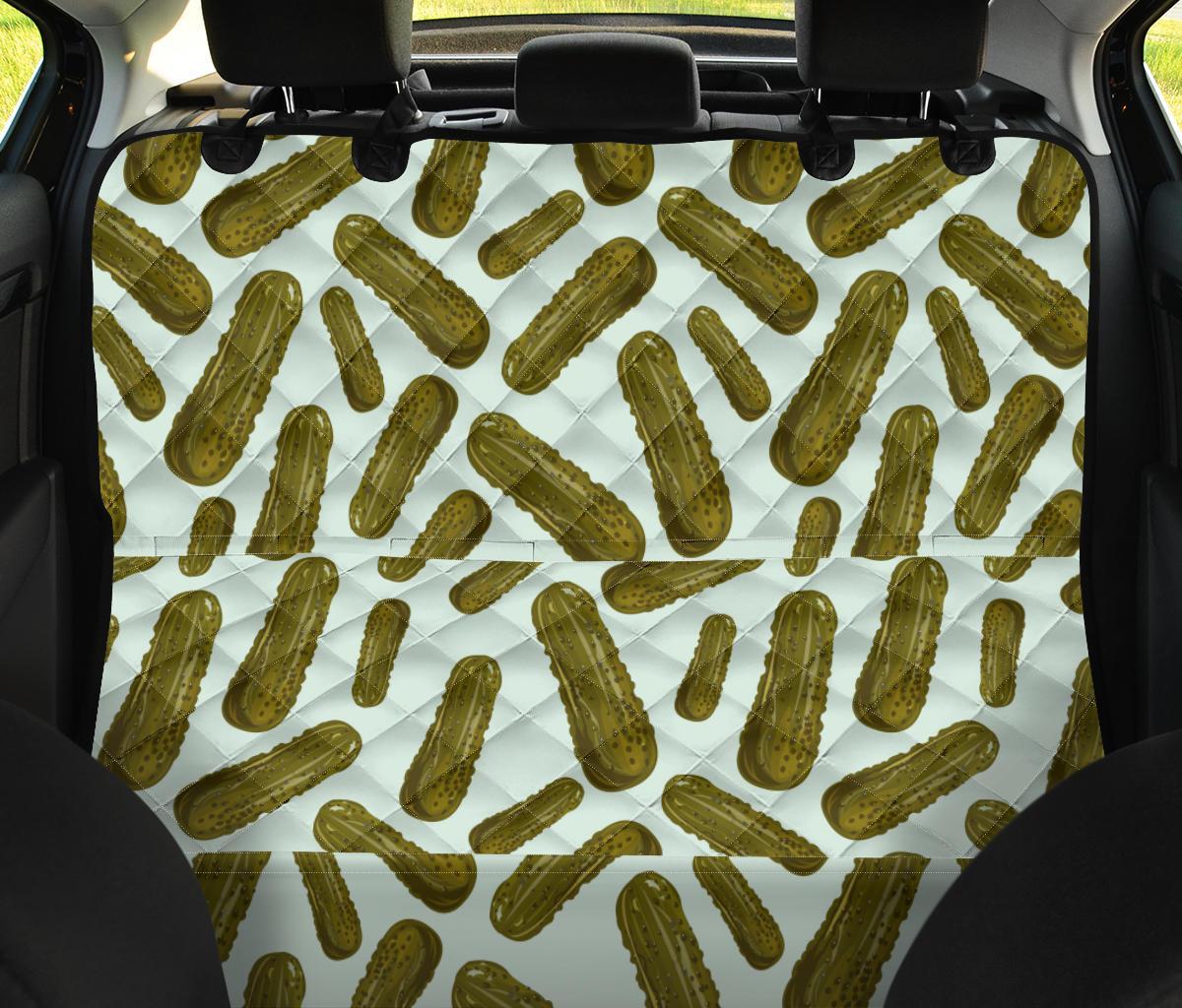 Cucumber Pickle Print Pattern Pet Car Seat Cover-grizzshop