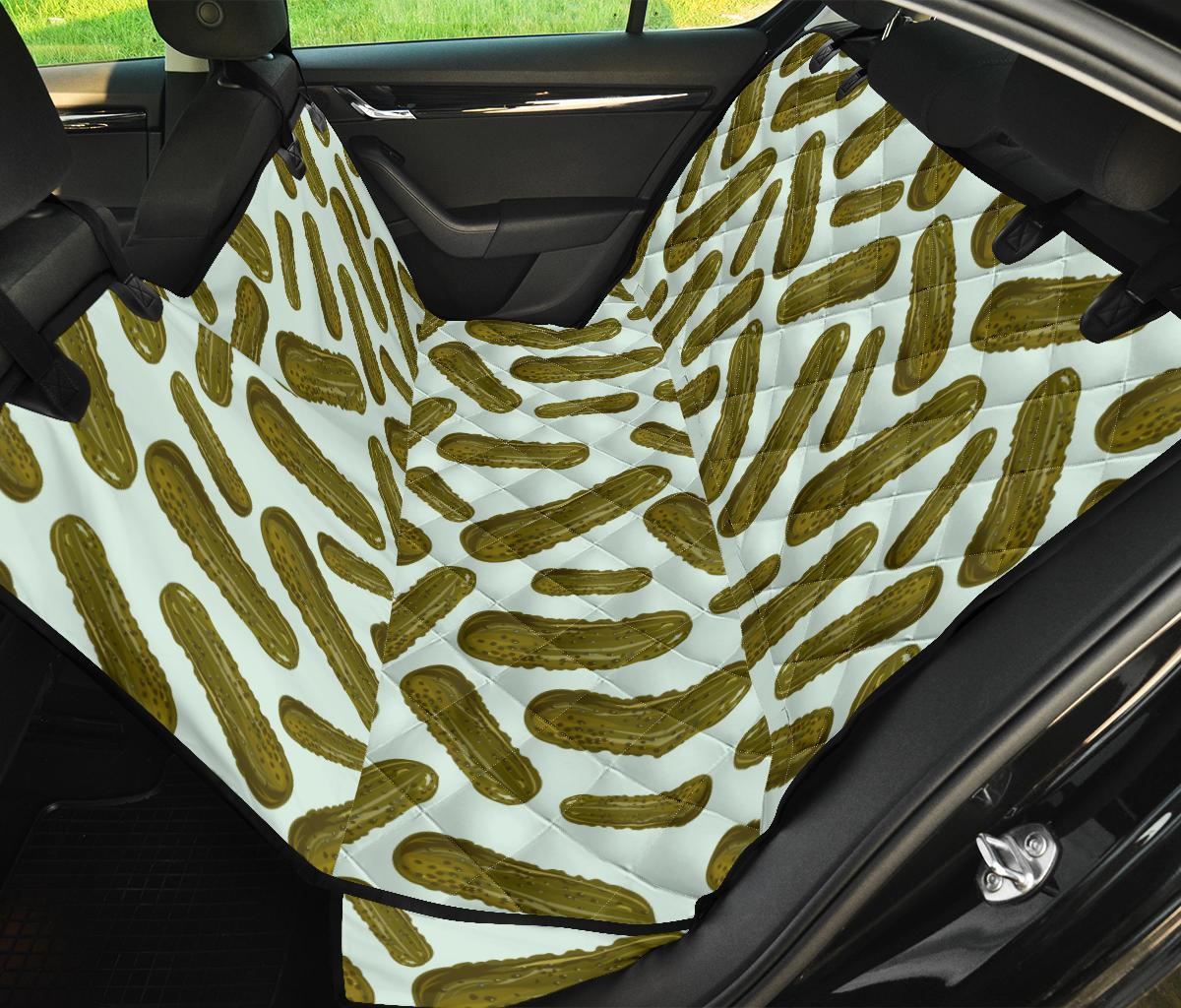 Cucumber Pickle Print Pattern Pet Car Seat Cover-grizzshop