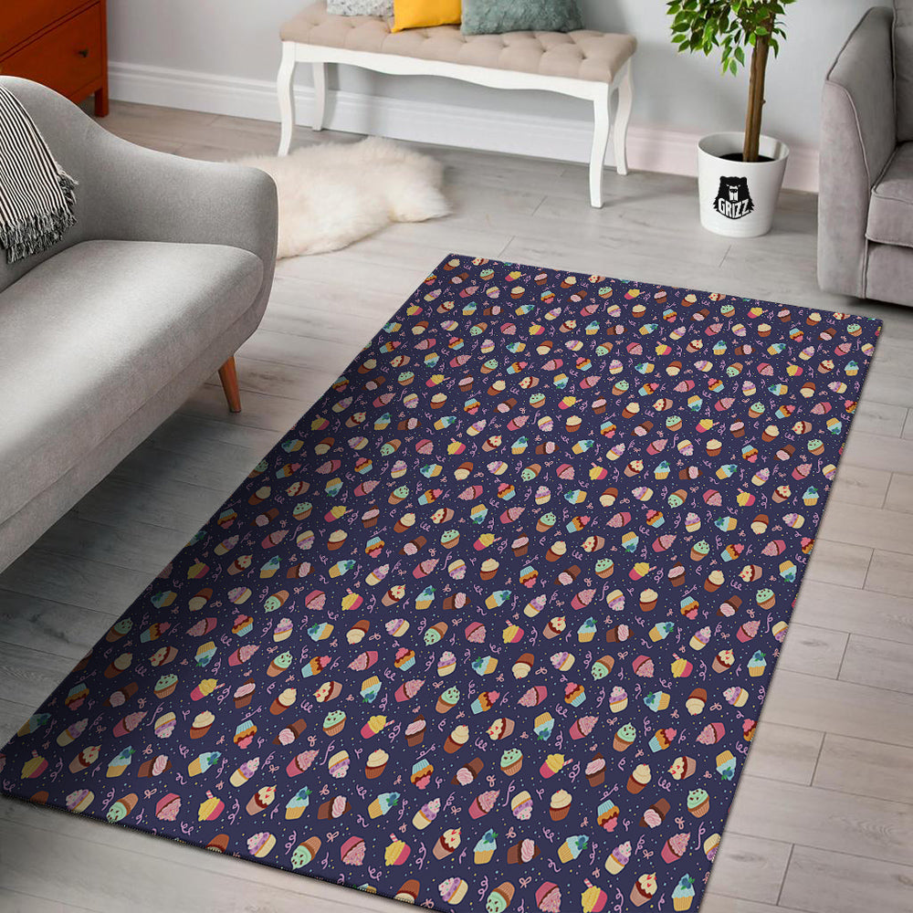 Cupcake Cute Print Pattern Floor Mat-grizzshop