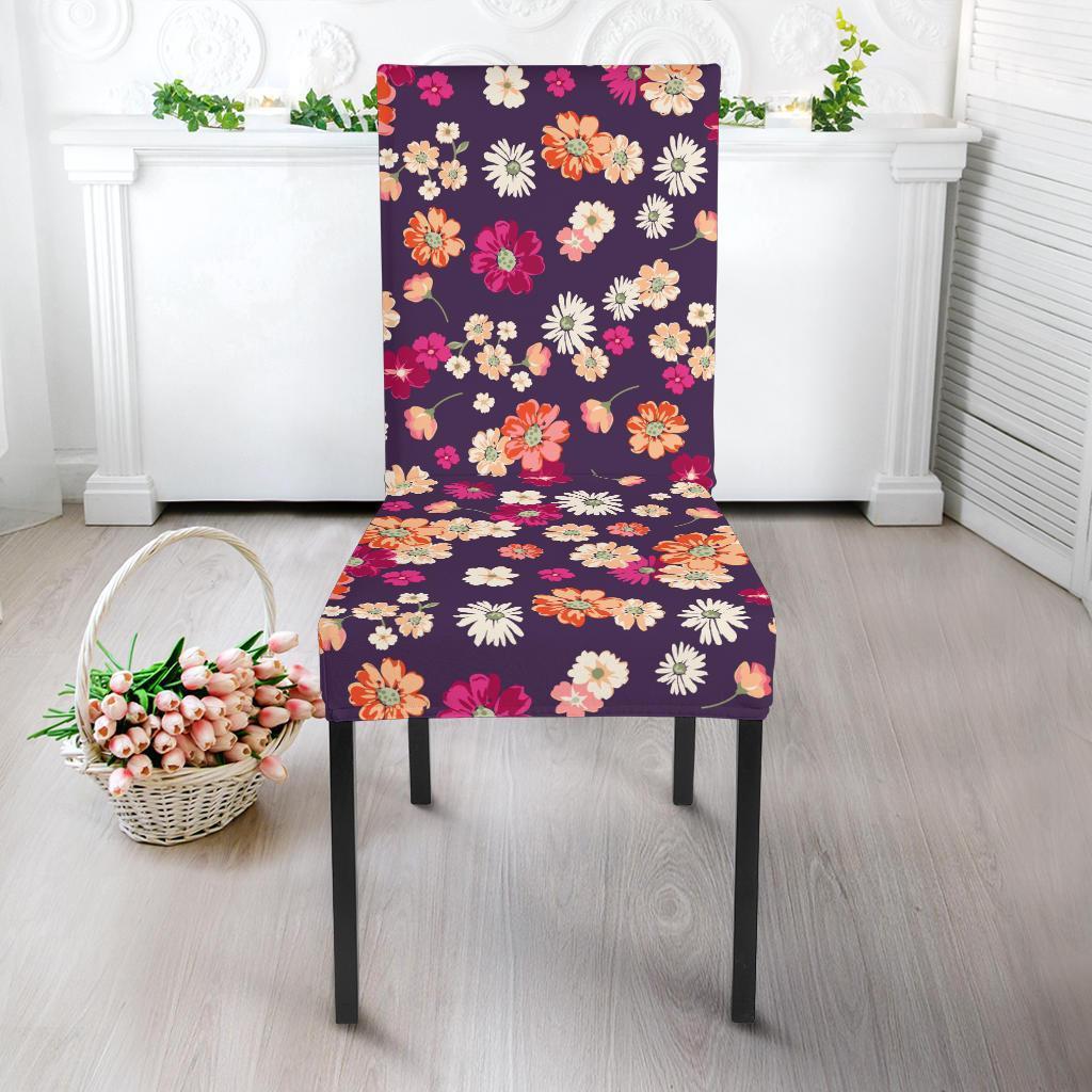 Cute Daisy ColorfulPattern Print Chair Cover-grizzshop