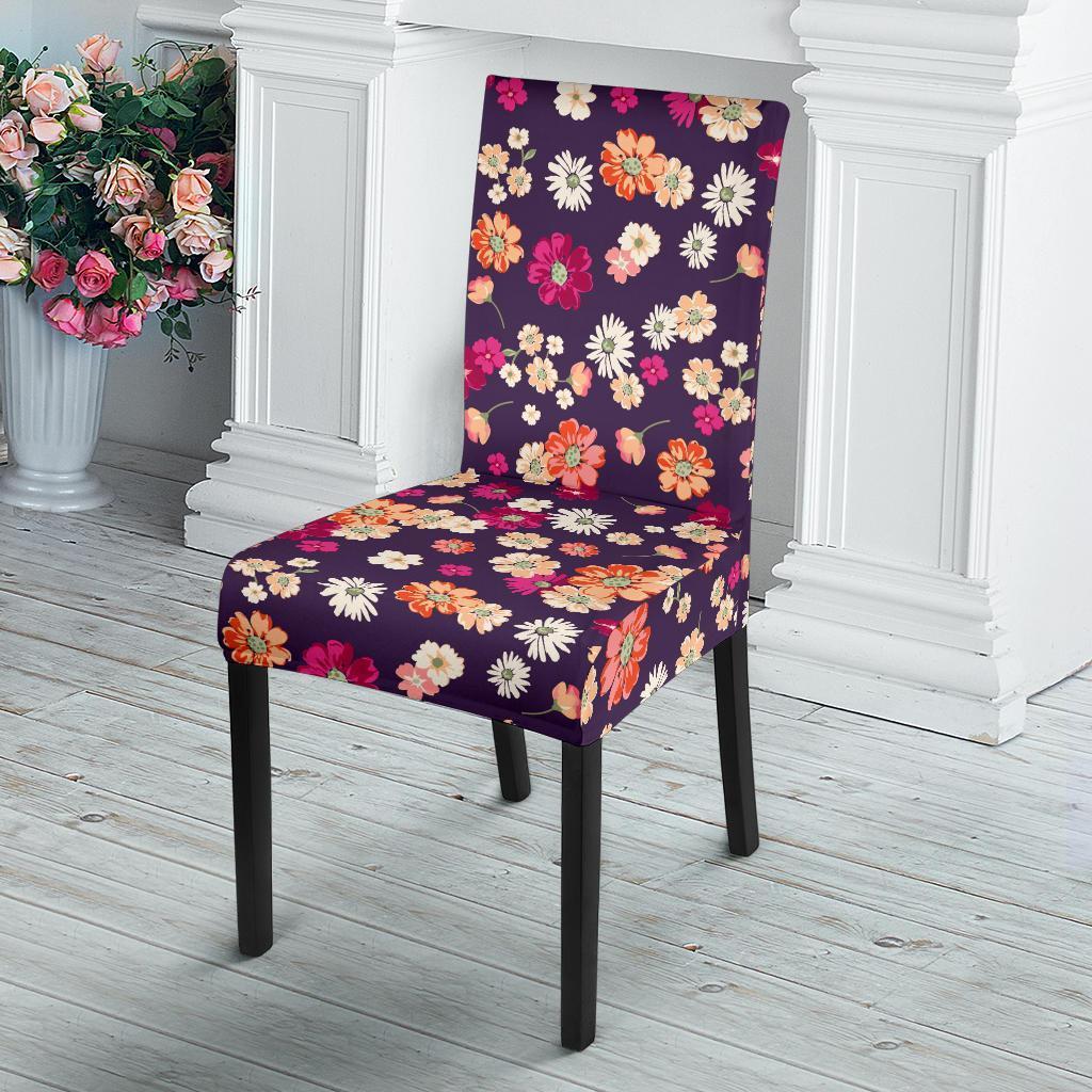 Cute Daisy ColorfulPattern Print Chair Cover-grizzshop
