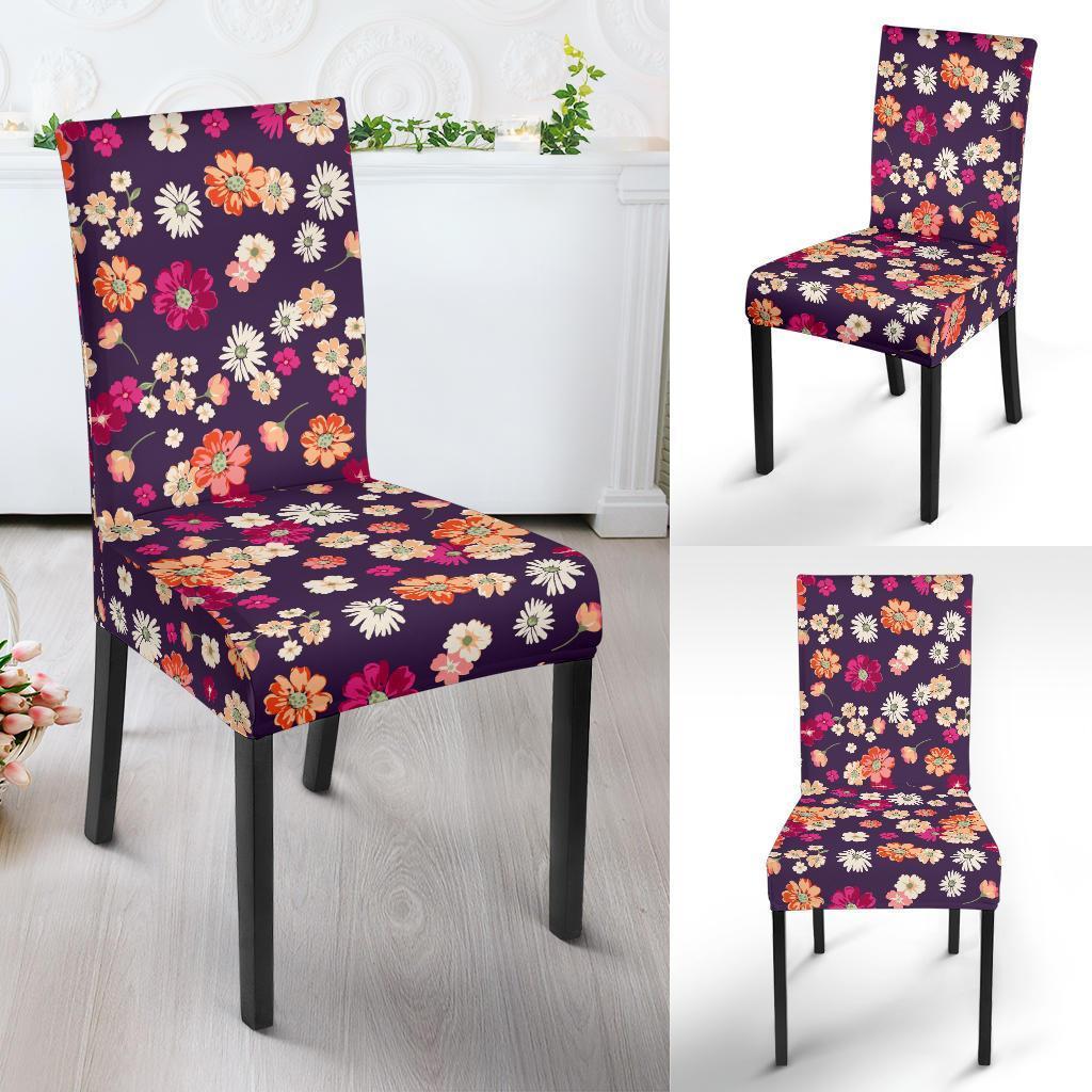 Cute Daisy ColorfulPattern Print Chair Cover-grizzshop