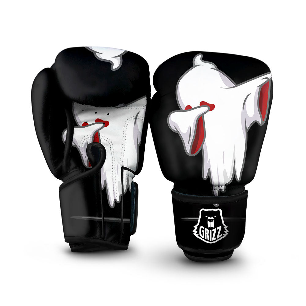 Cute Ghost Dap Print Boxing Gloves-grizzshop