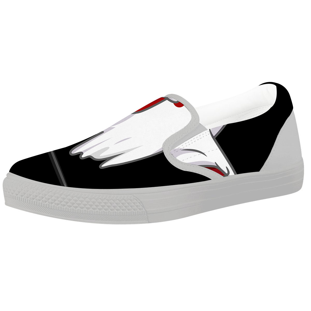 Cute Ghost Dap Print White Slip On Shoes-grizzshop