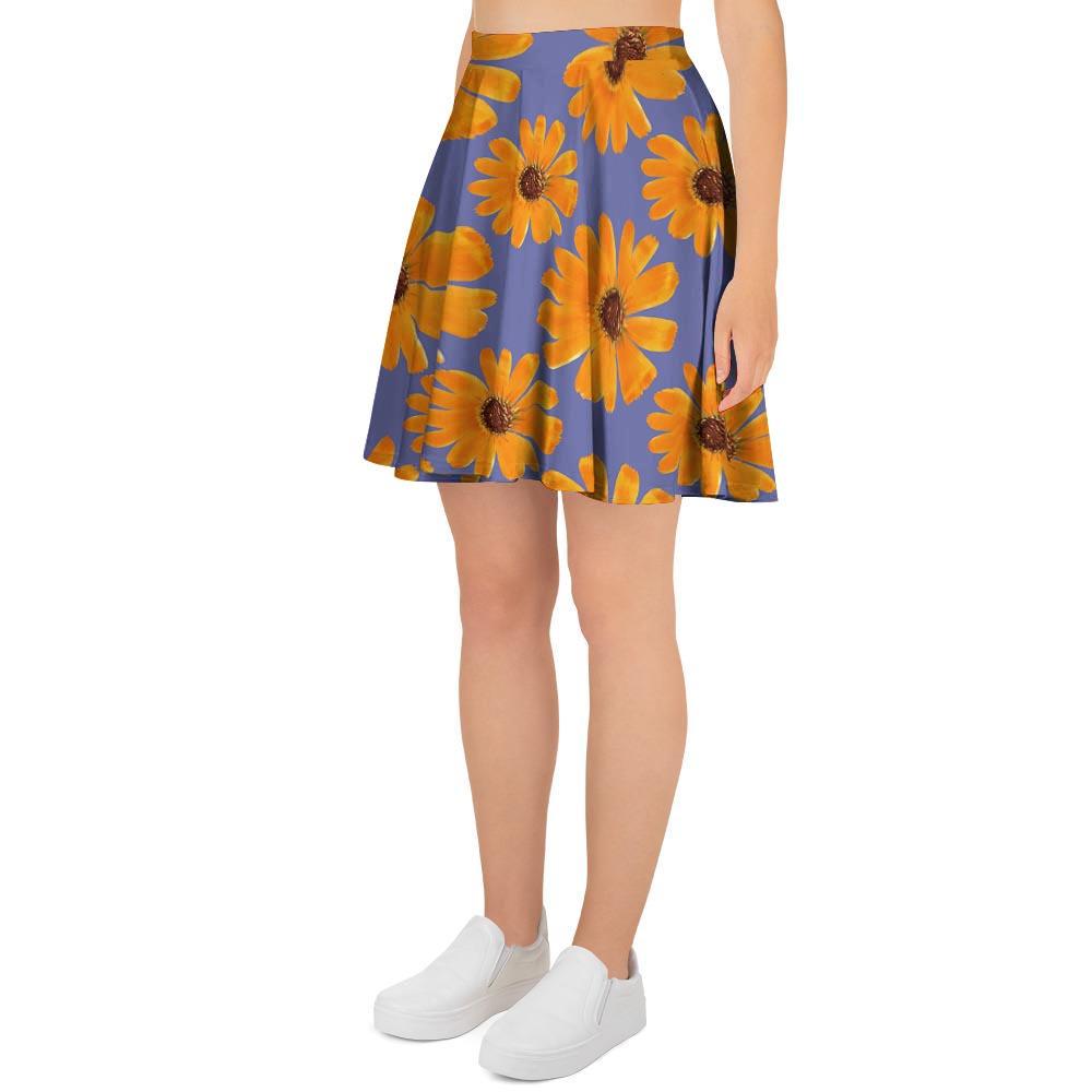 Cute Sunflower Women's Skirt-grizzshop