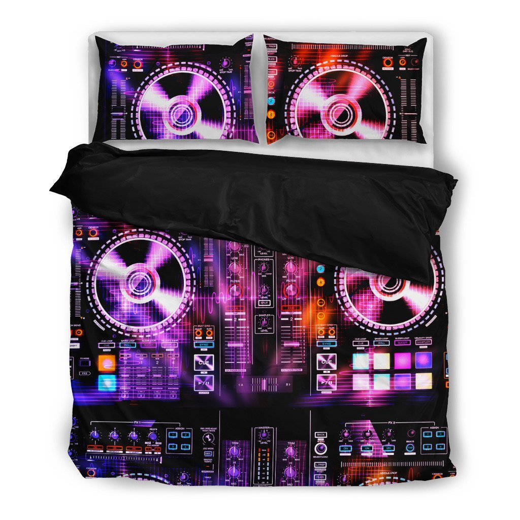 DJ Edm Pillow & Duvet Covers Bedding Set-grizzshop