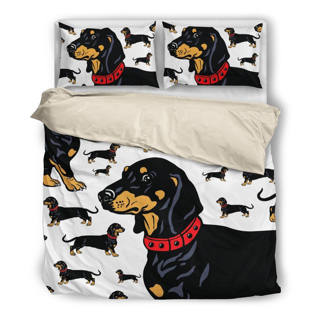 Dachshund Pillow & Duvet Covers Bedding Set-grizzshop