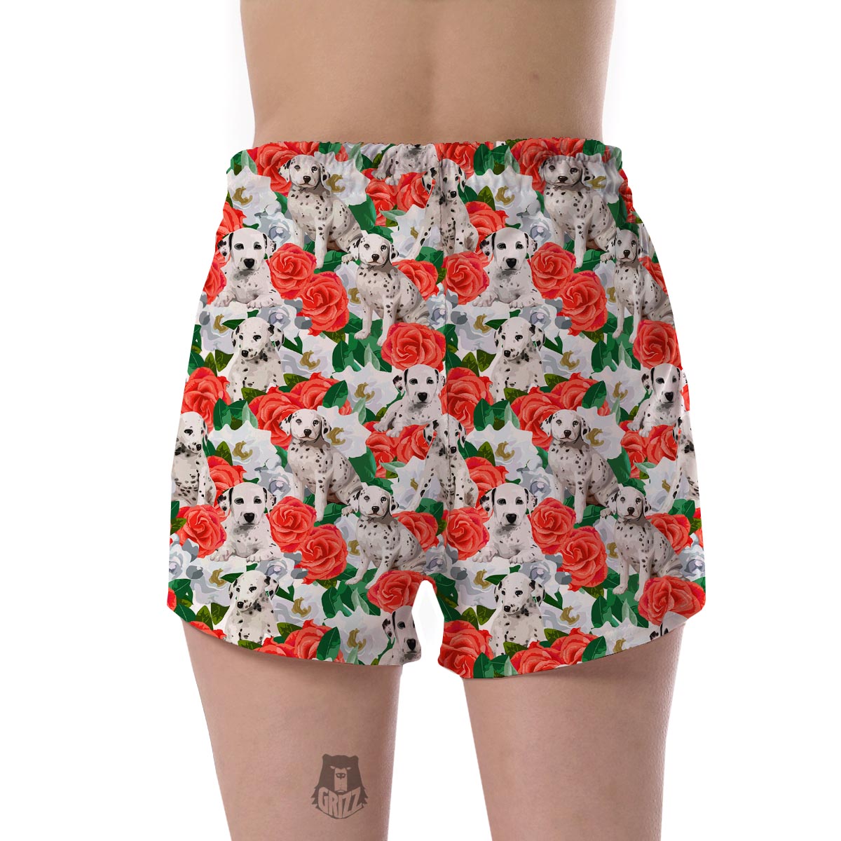Dalmatian Dog Puppy Pattern Print Women's Shorts-grizzshop