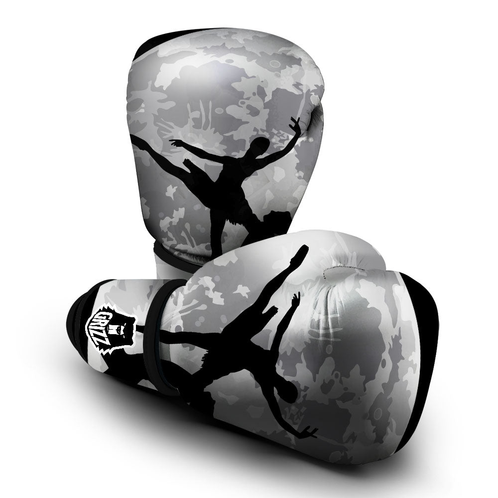 Dance Ballet On The Moon Night Print Boxing Gloves-grizzshop