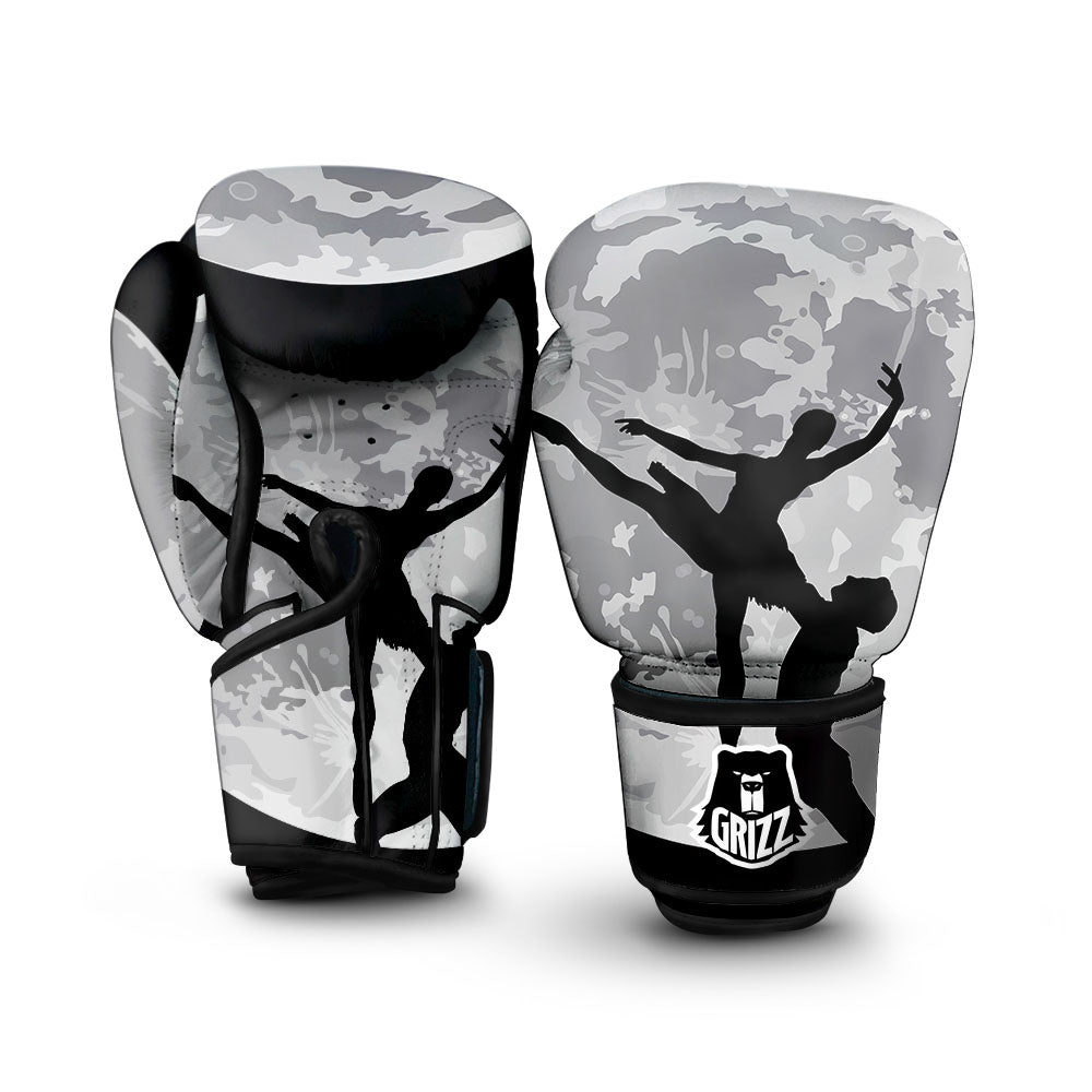 Dance Ballet On The Moon Night Print Boxing Gloves-grizzshop