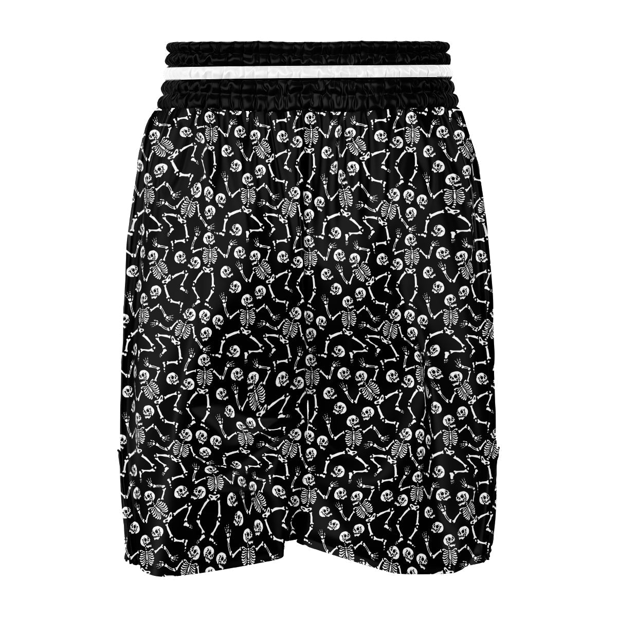 Dancing Party Skeleton Print Pattern Boxing Shorts-grizzshop