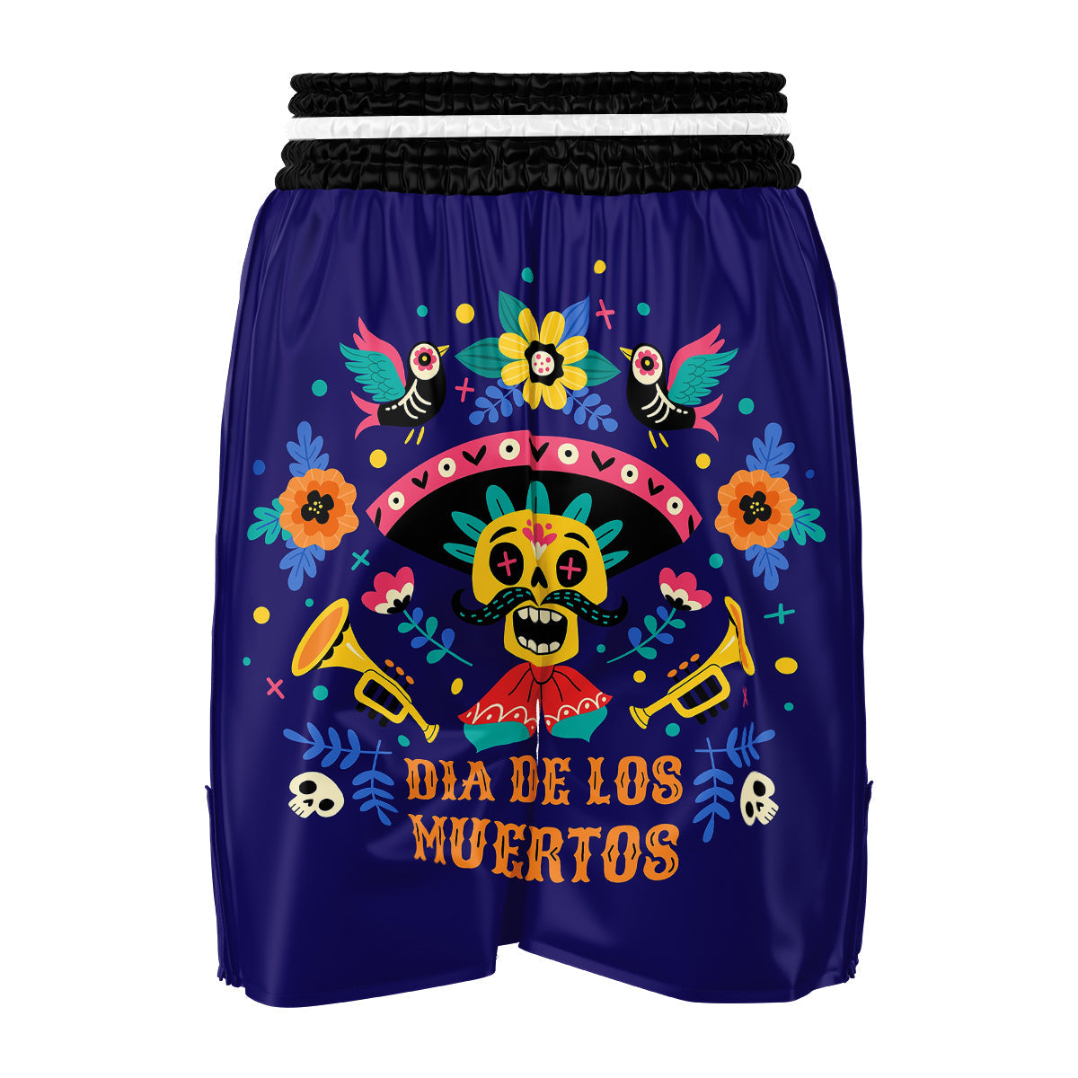 Day Of The Dead Cinco de Mayo Print Boxing Shorts-grizzshop