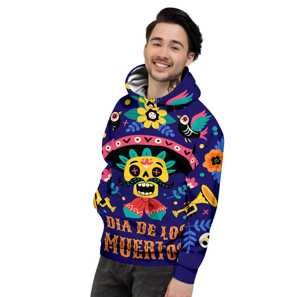 Day Of The Dead Cinco de Mayo Print Men's Hoodie-grizzshop