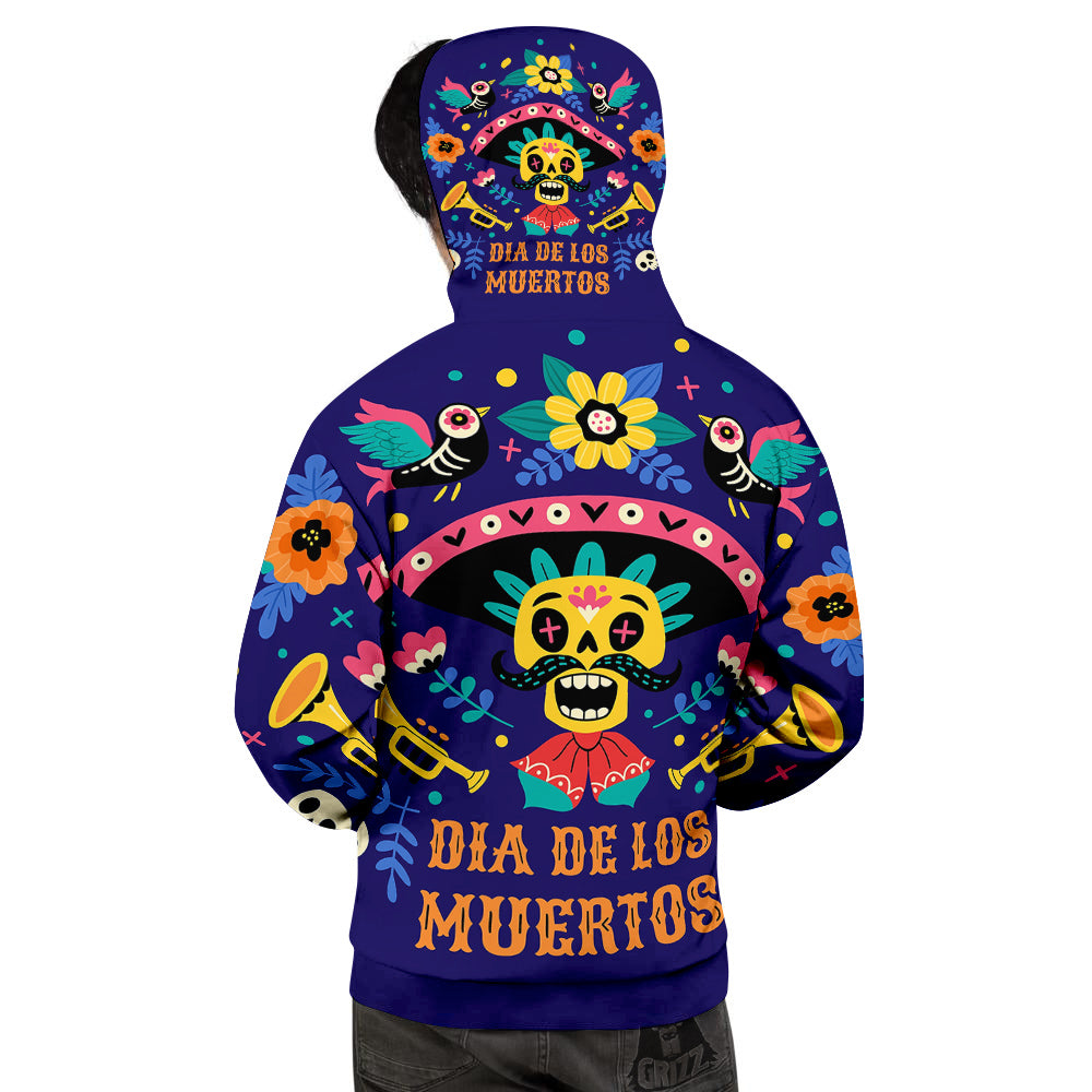 Day Of The Dead Cinco de Mayo Print Men's Hoodie-grizzshop