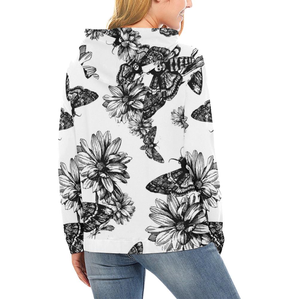 Death's Head Hawkmoth Women's Hoodie-grizzshop