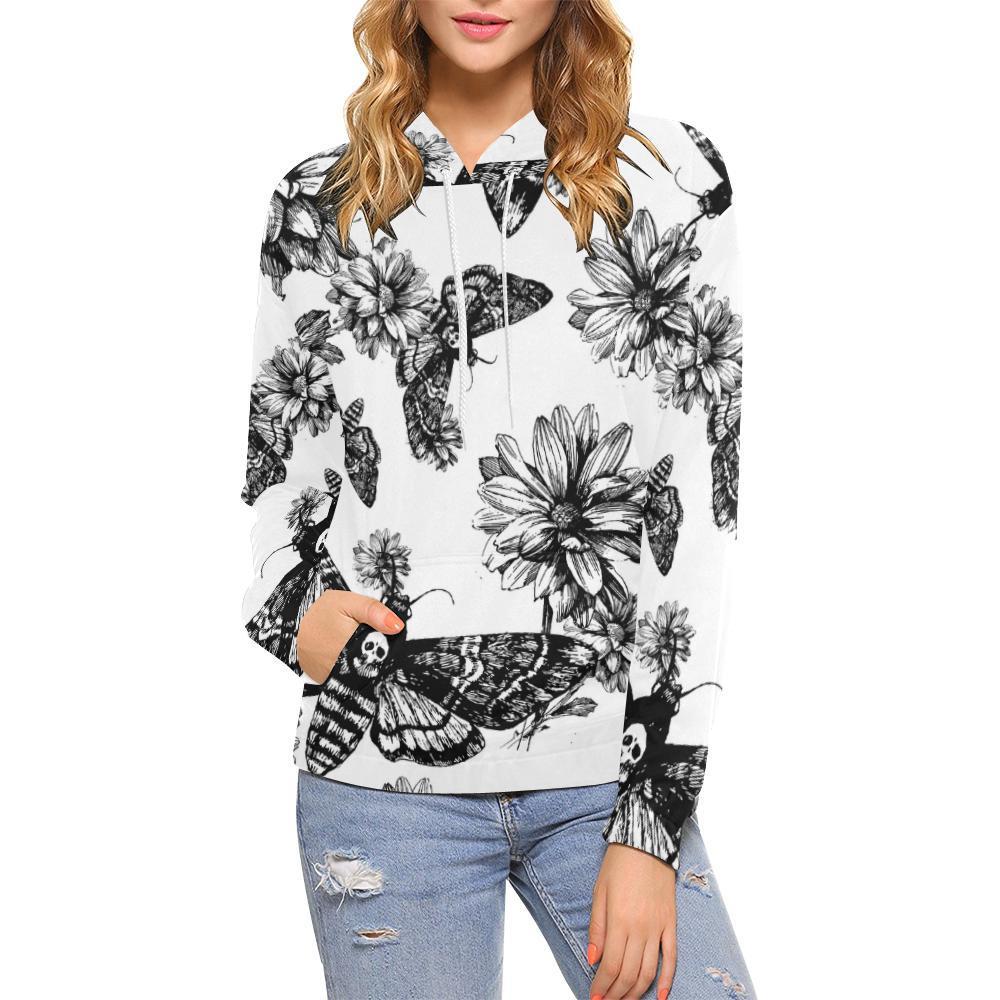 Death's Head Hawkmoth Women's Hoodie-grizzshop