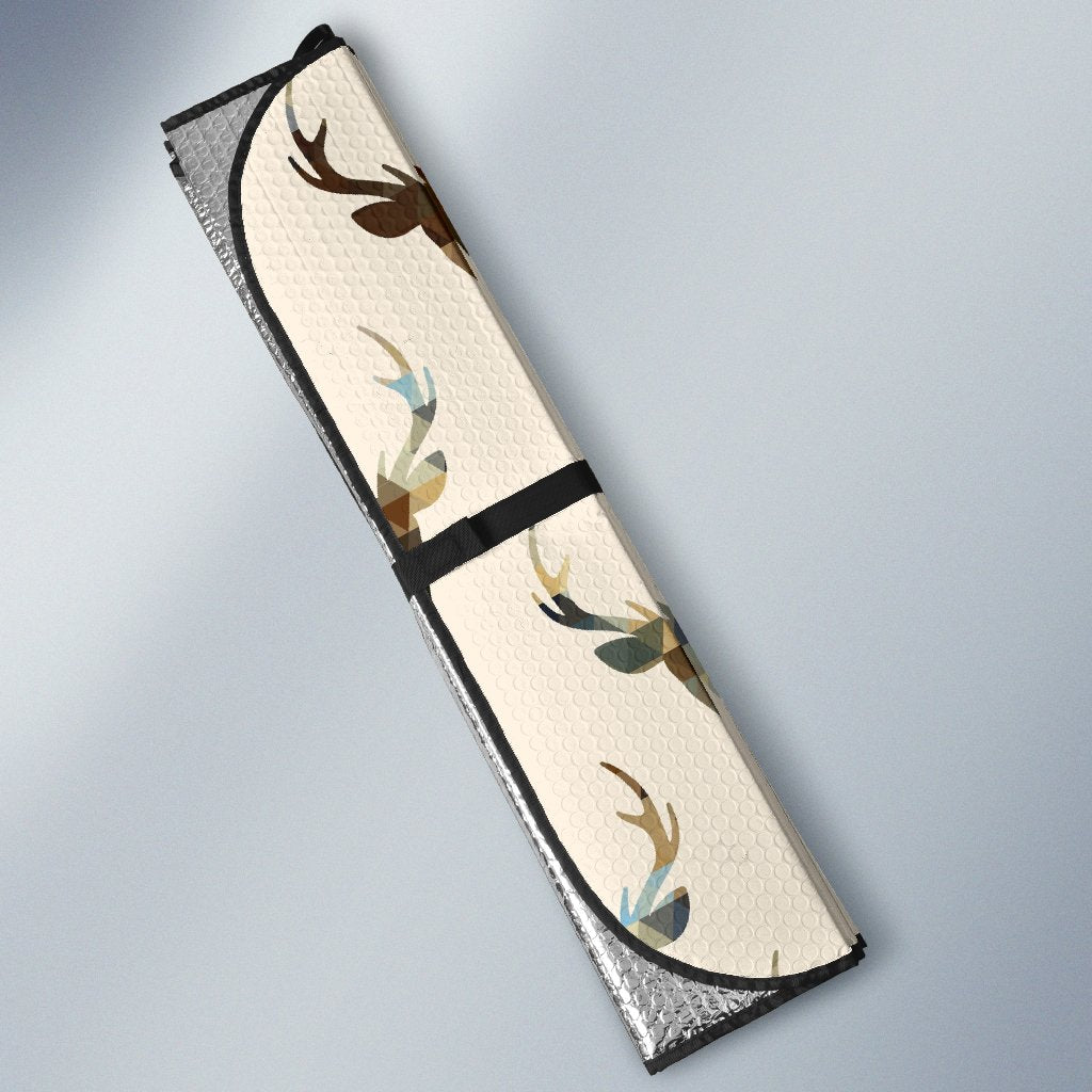Deer Pattern Print Car Sun Shade-grizzshop