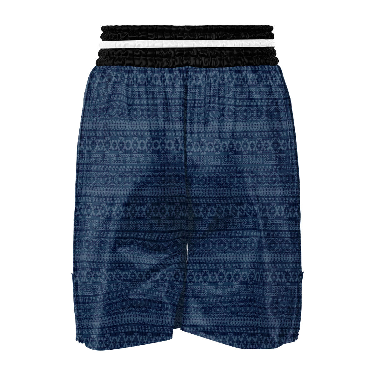 Denim Jeans Native Print Pattern Boxing Shorts-grizzshop