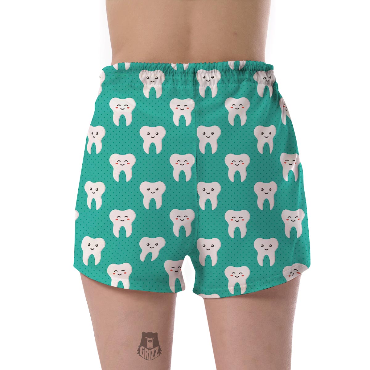 Dentistry Dentist Dental Tooth Pattern Print Women's Shorts-grizzshop